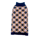 Large Dog Sweater Tartan Plaid 