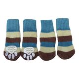 Dog Socks Thick Terry Blue  