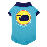 Dog T Shirt Blue Whale 40+ 