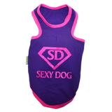 Dog T Shirt Purple Sexy Dog