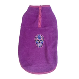 Dog Sweater Fleece Pink Sugar Skull