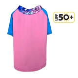 Dog Rash Shirt Pink Mermaid 50+