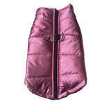 Dog Coat Pink Puffer Parka