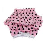 Dog Pants Frilled Pink Polka Dots
