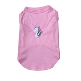 Dog T Shirt Pink Unicorn