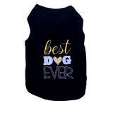 Dog T Shirt Black Best Dog Ever