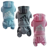 Dog Tracksuit Jumpsuit Hoodie Adidog