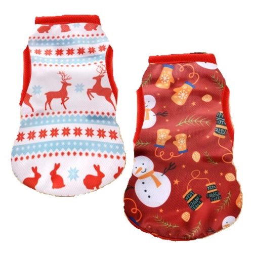 Dog T Shirt Xmas Festive Print