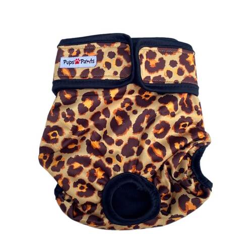 Dog Sanitary Pants Luxury Leopard 