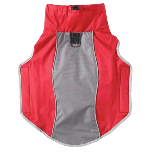 Large Dog Coat Water Resistant Red