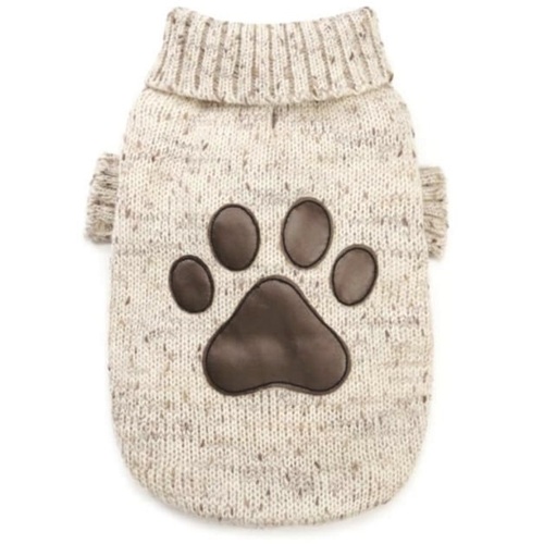 Dog Sweater Cotton Paw Patch