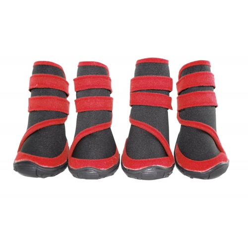 Dog Shoes Waterproof Red