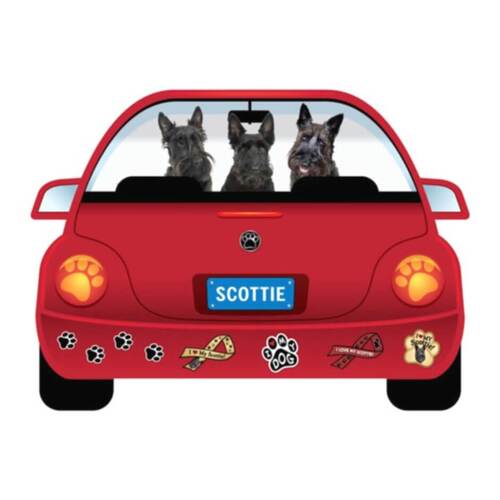 Scottish Terrier Dog Magnet Pupmobile