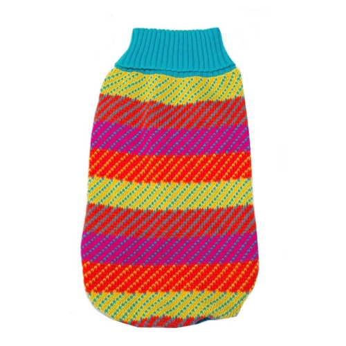 Dog Sweater Spunky Stripes